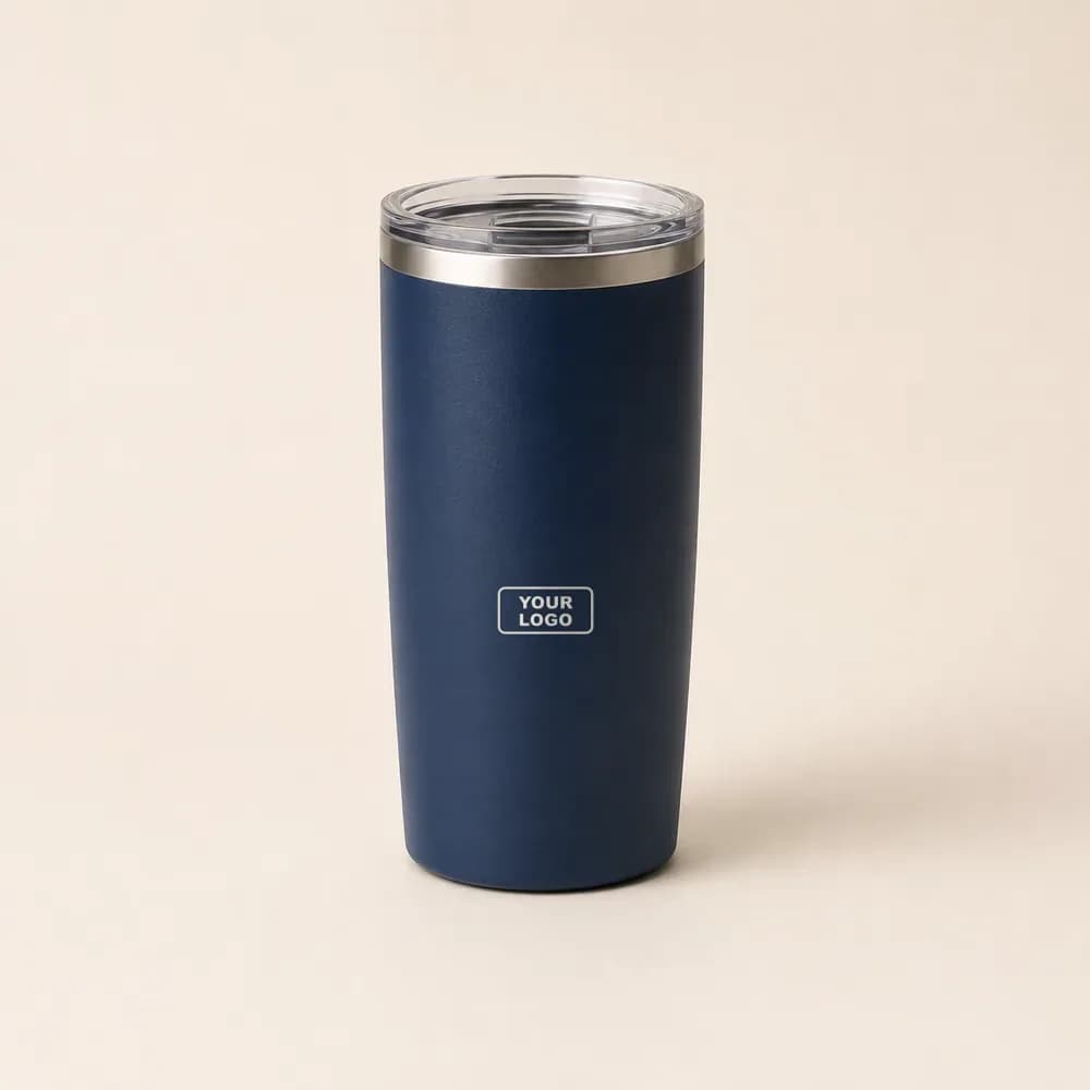 Sample design: Your logo on a tumbler