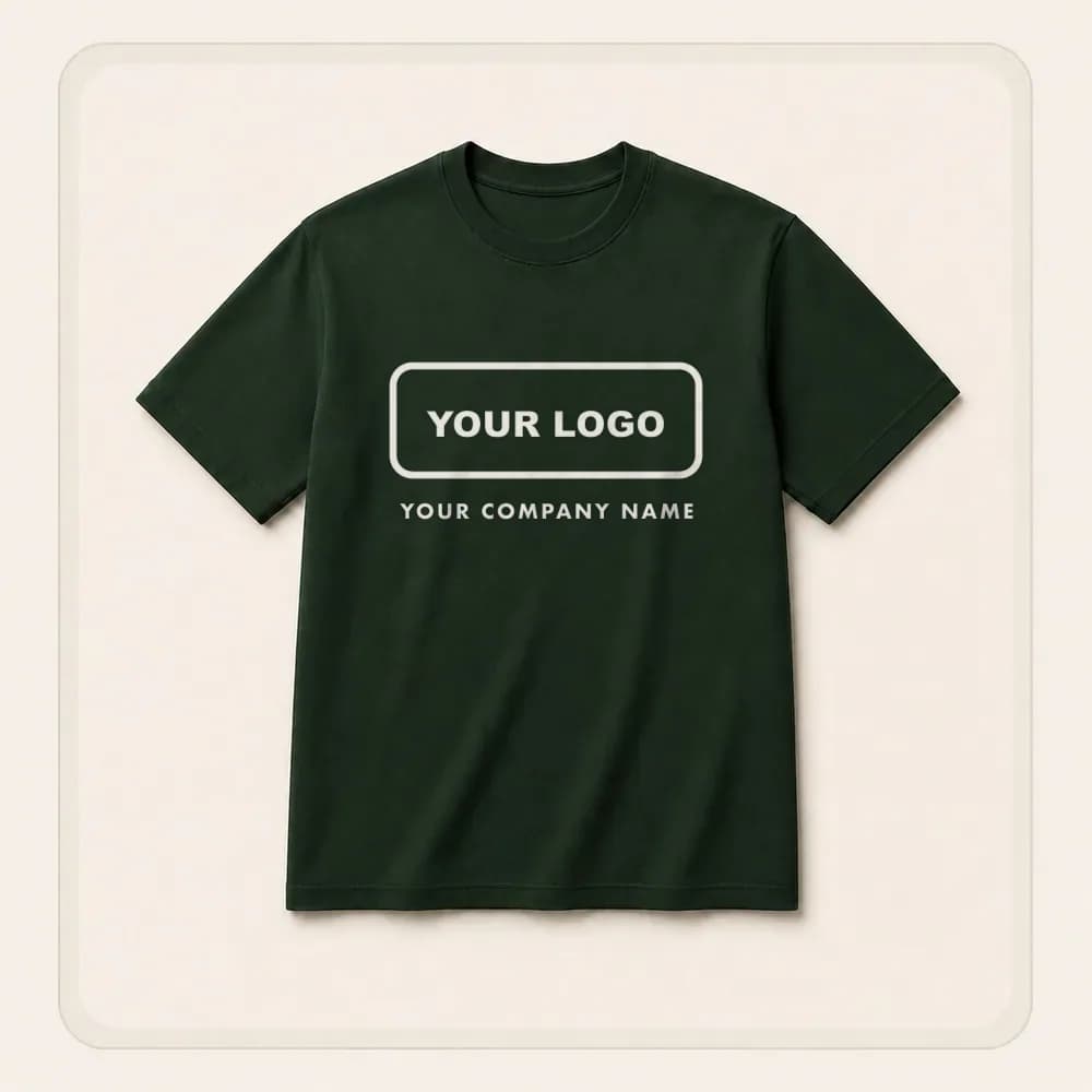 Sample design: Your logo on a t-shirt