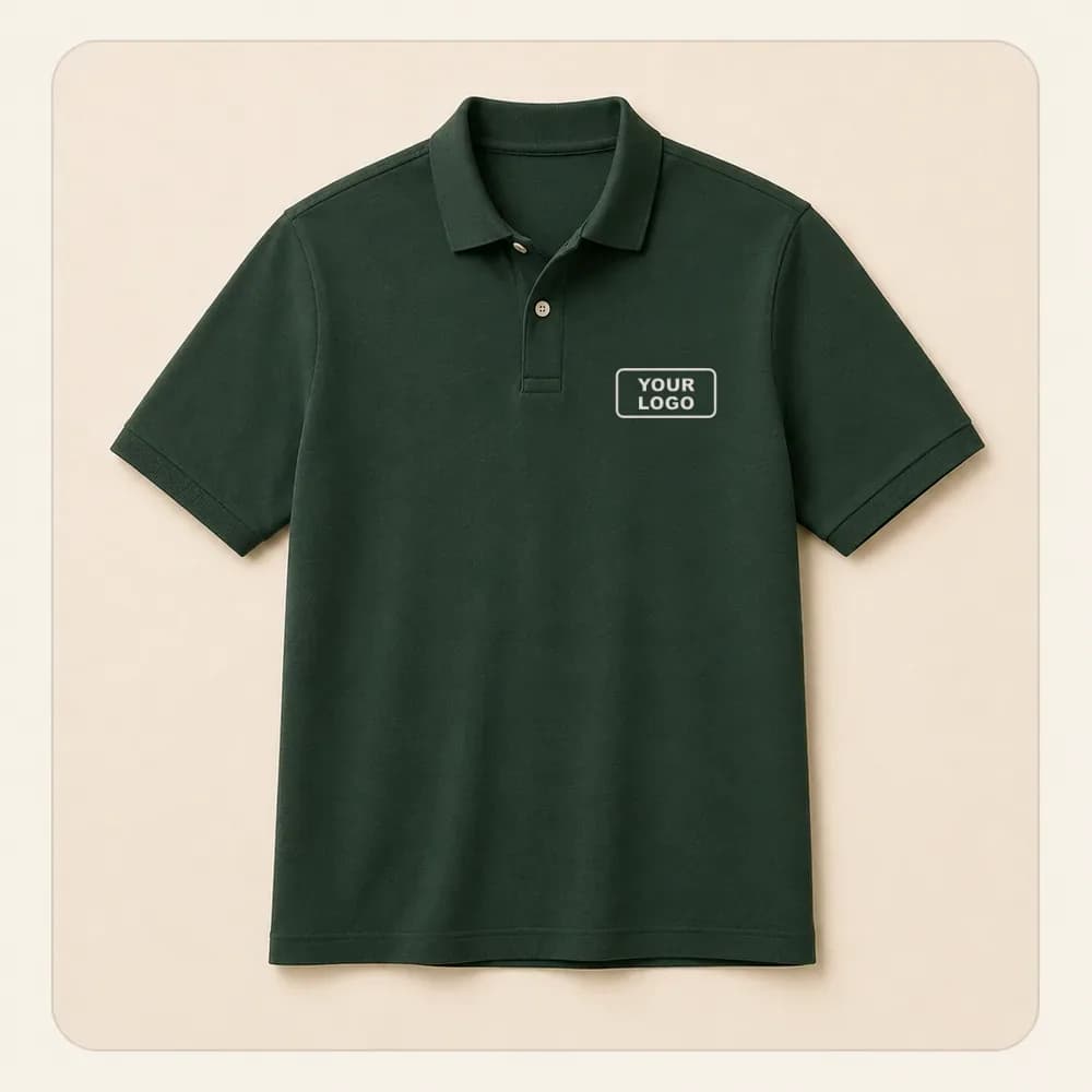 Sample design: Your logo on a polo shirt
