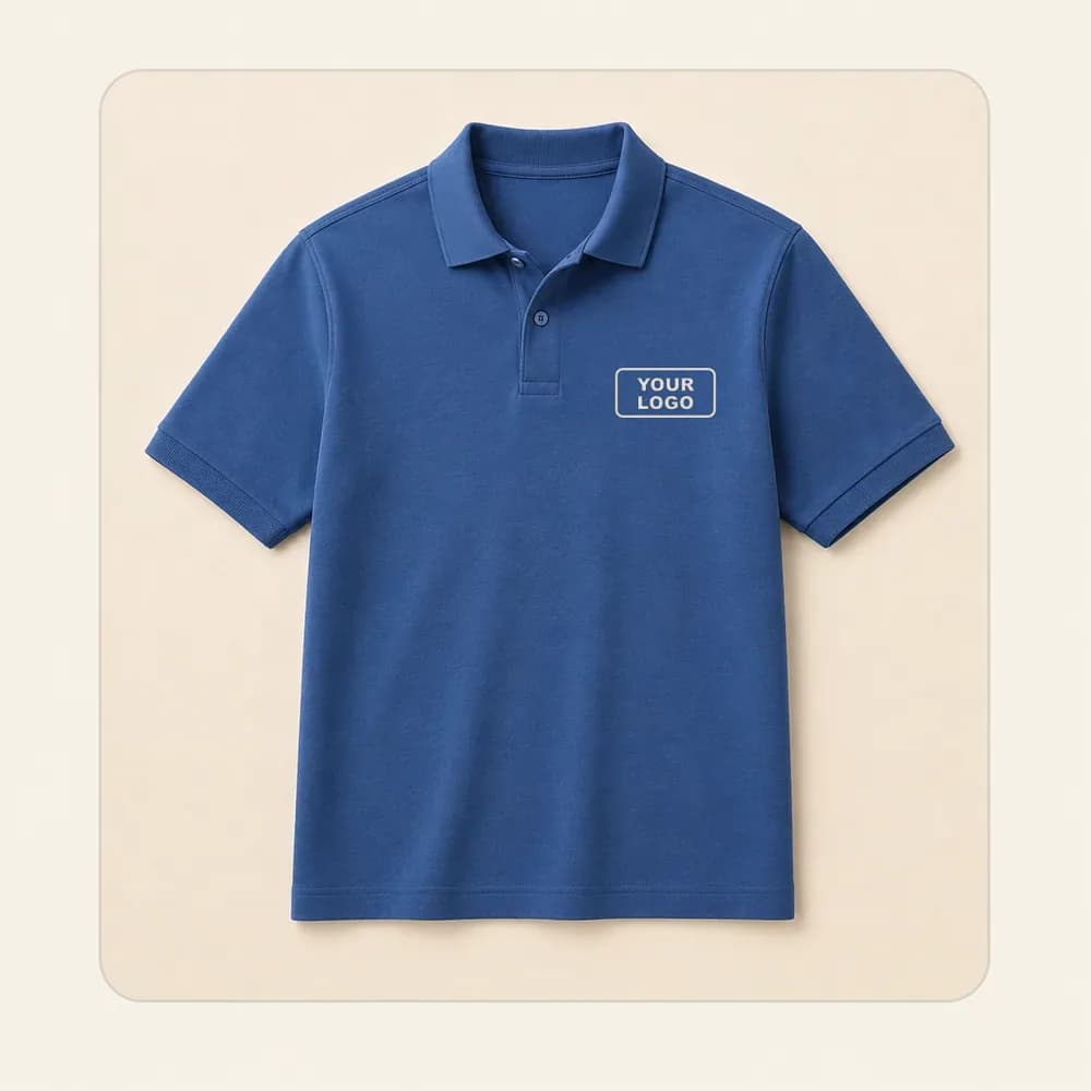 Sample design: Your logo on a polo shirt