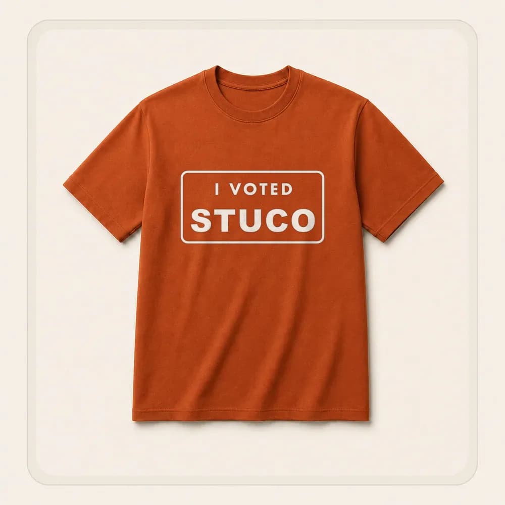 Sample design: I voted on a t-shirt
