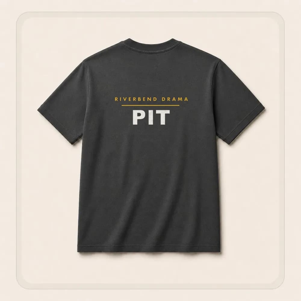 Sample design: Pit orchestra back on a t-shirt