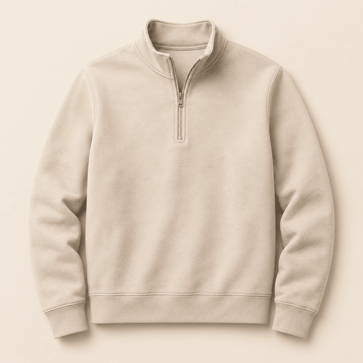 Custom quarter-zip branded with your logo