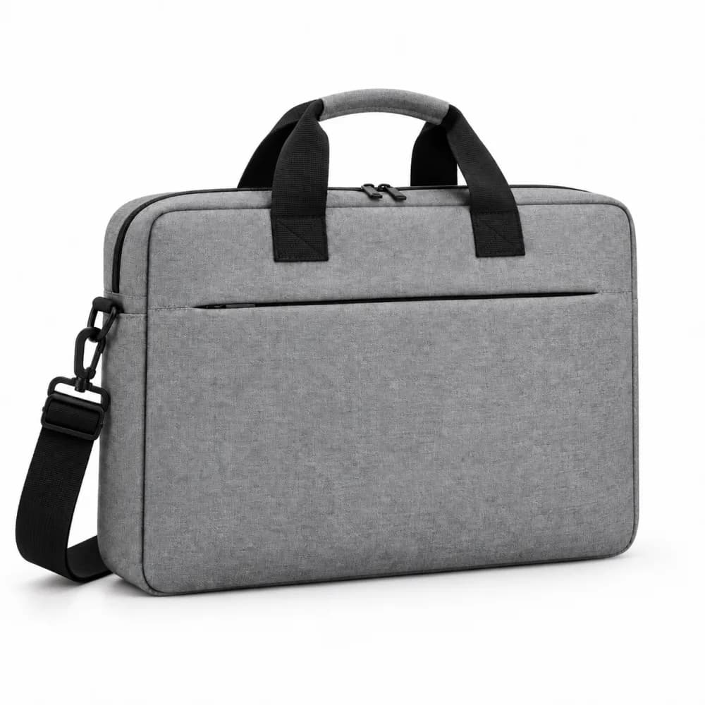 Office bag, gray laptop bag