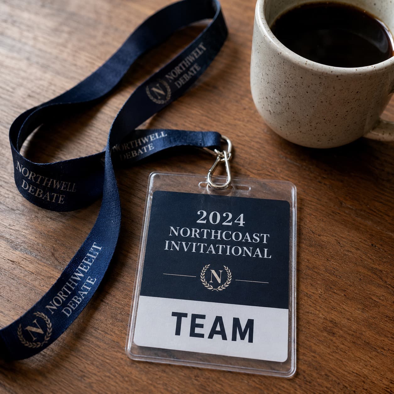 Custom lanyards for tournament name badges