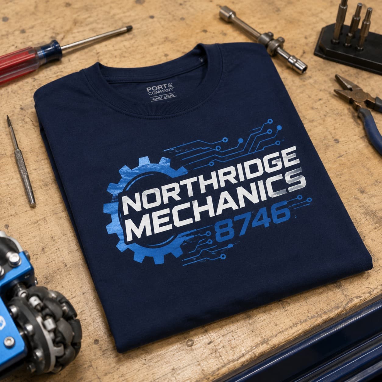 Custom school club t-shirts