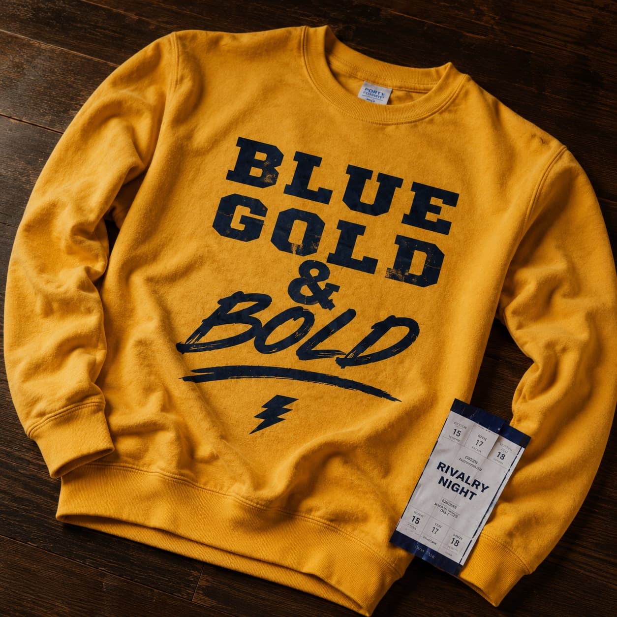 Custom crewneck sweatshirts for a member drop