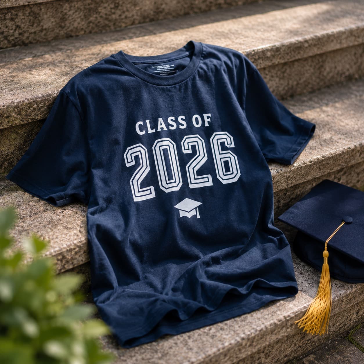 Custom Class of 2026 senior t-shirts
