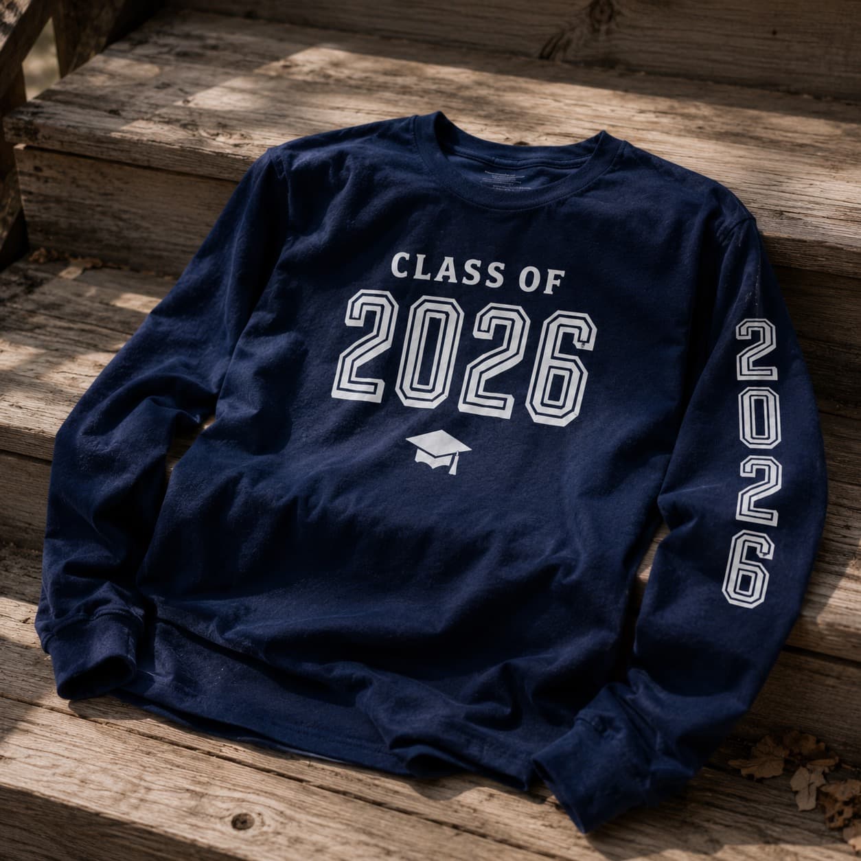 Custom long-sleeve senior class shirts
