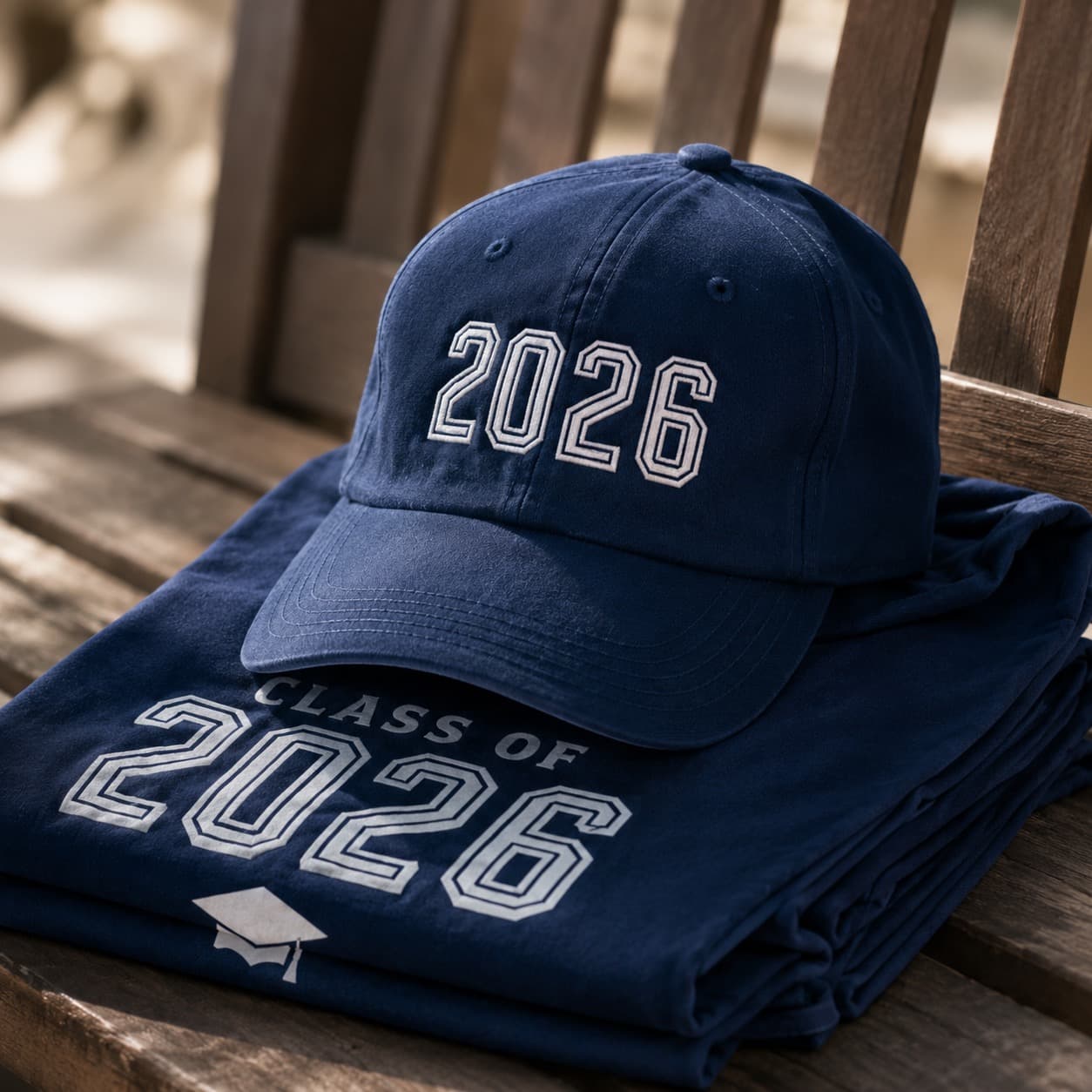 Custom caps for the senior class