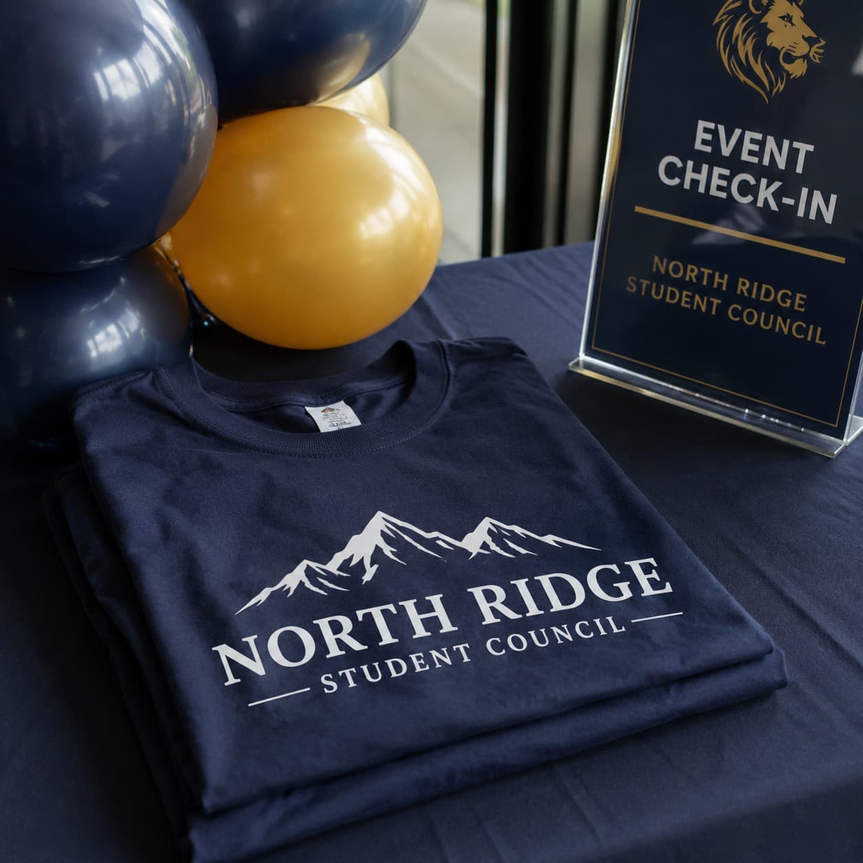 Custom student council t-shirts