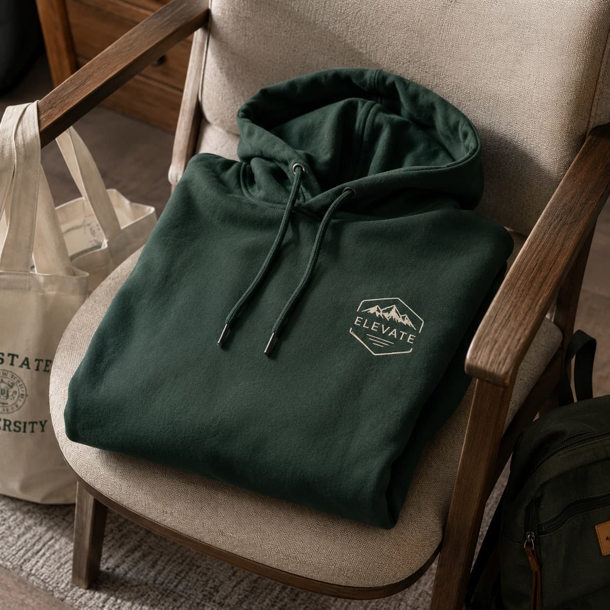 Custom member hoodies for a university club