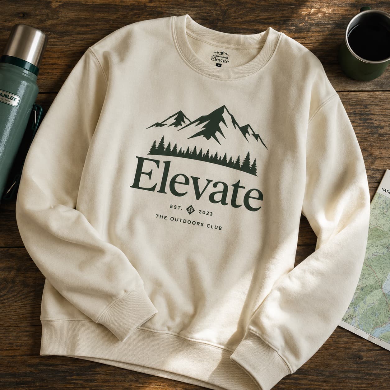 Crewneck sweatshirts for an org retreat