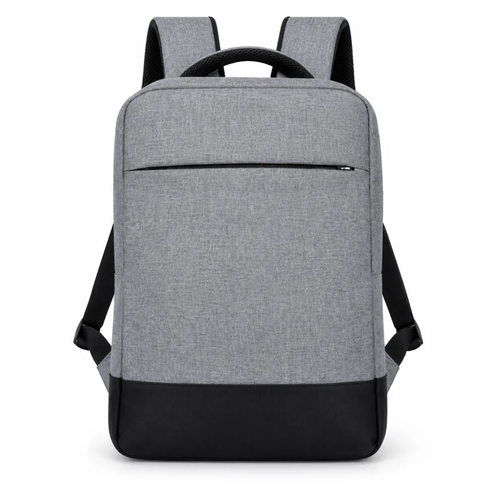 Backpack: Gray, front