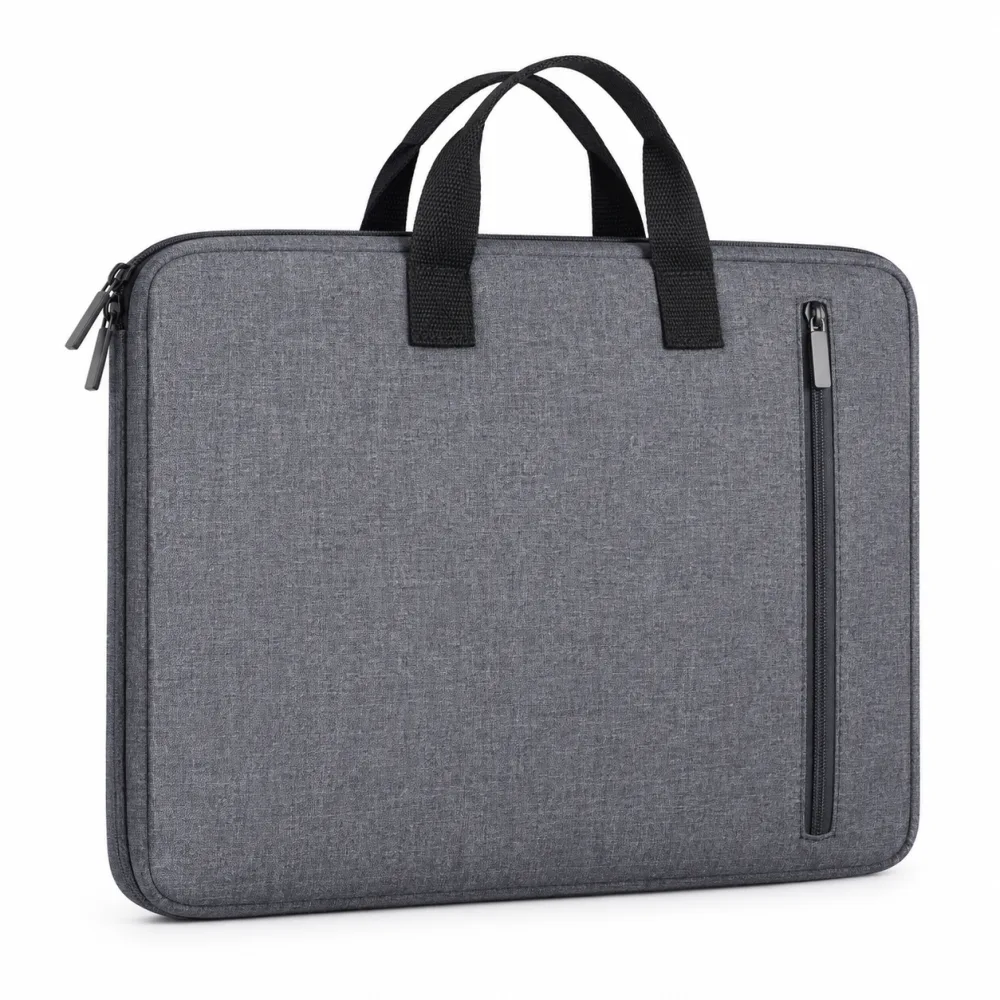 Laptop sleeve: Charcoal, front
