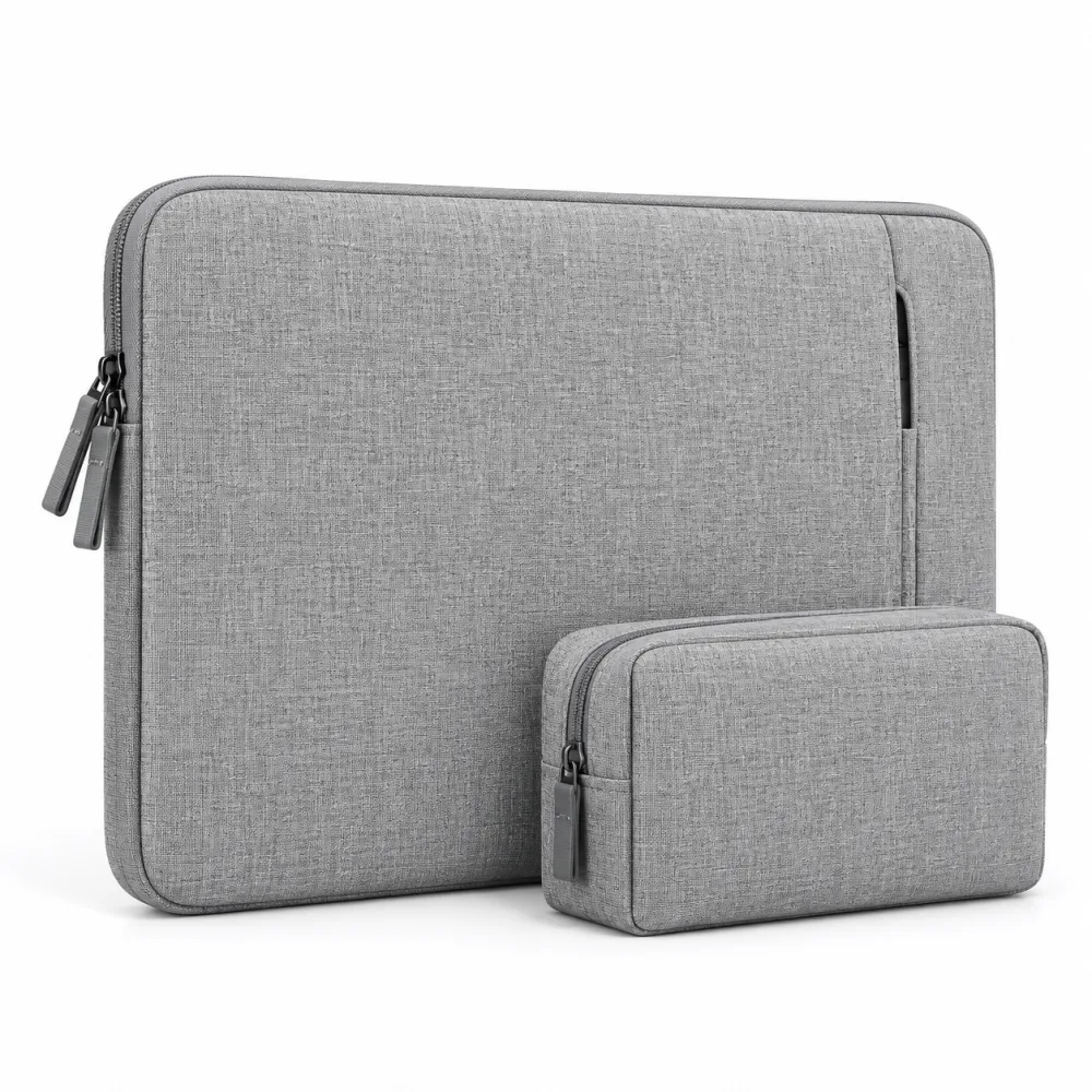 Laptop sleeve: Gray, front