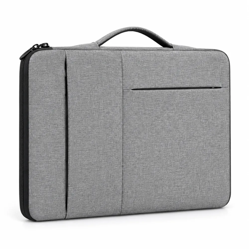 Laptop sleeve: Gray, front